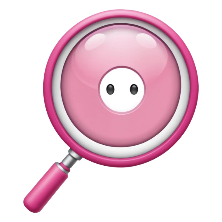 mix light pink dark pink and white girly internet wifi with a magnifying glass\ sticker