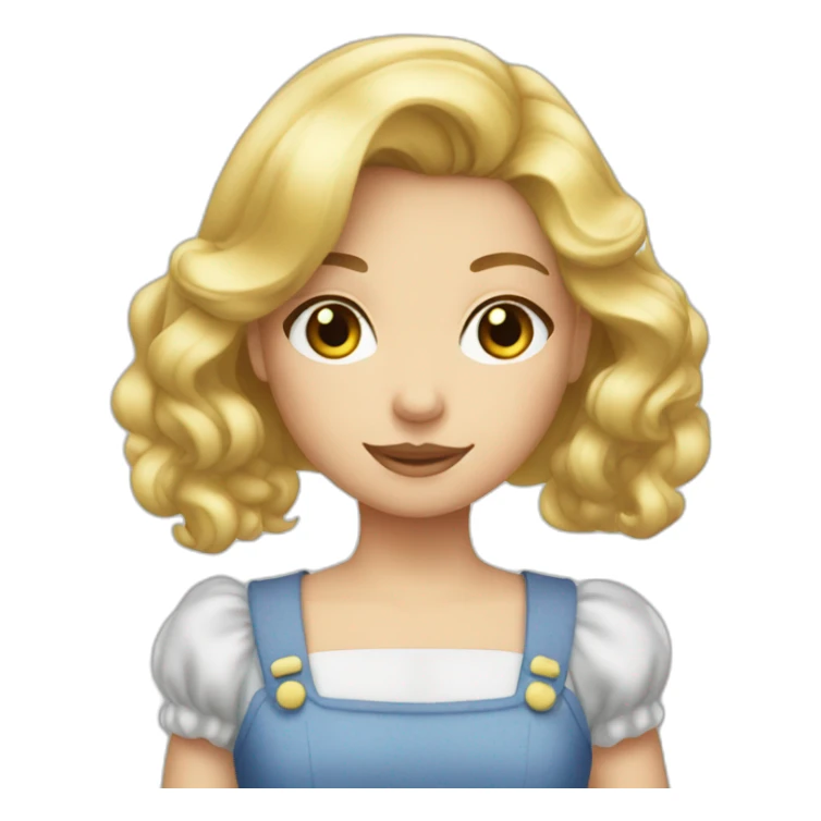 Blond haired Dorothy sticker