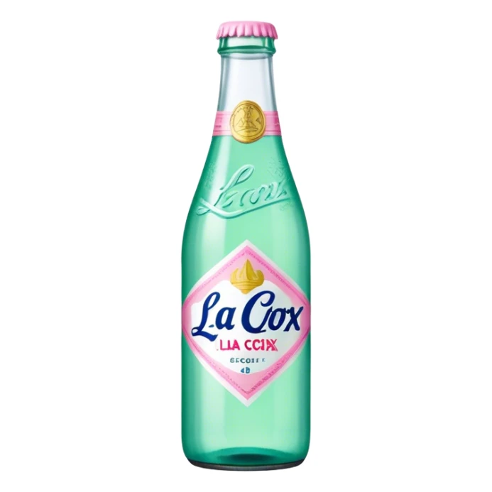 Preppy aesthetic bottle of la croy  sticker