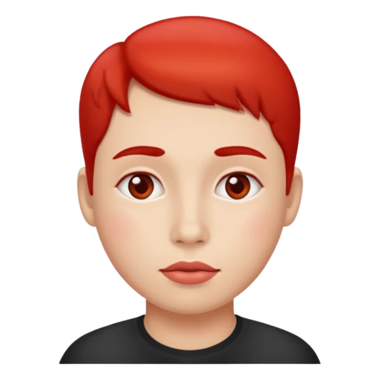 Qui est émie avec des jou rouge sticker