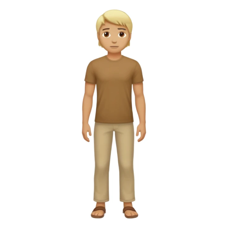 hombre cuerpo casi completo rubio sticker