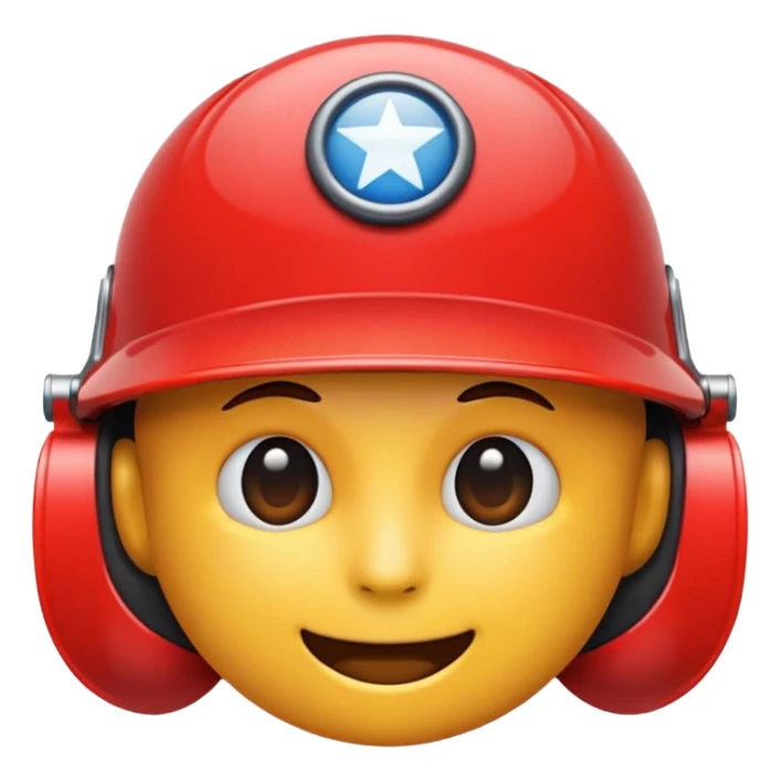 creame un emoji de amog us el rojo con vusor sticker