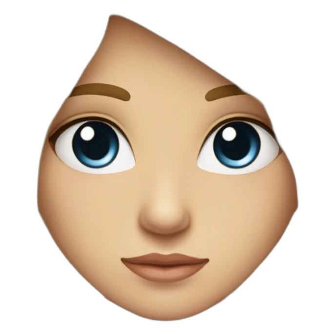 Chica rubia,ojos azules,sonrie,moderna,guapa, sticker