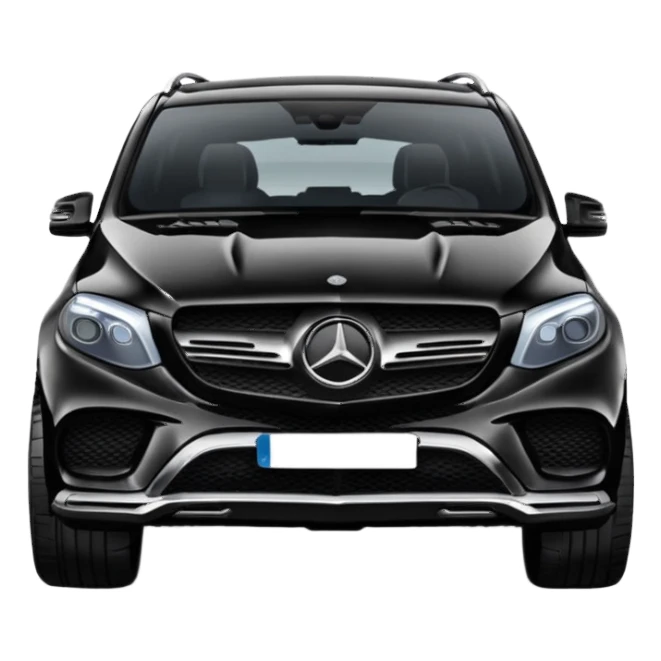 black mercedes gle sticker