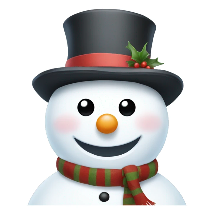 Pretty snowman sticker