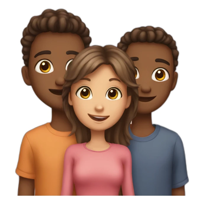 2 brothers and 2 sisters kids sticker