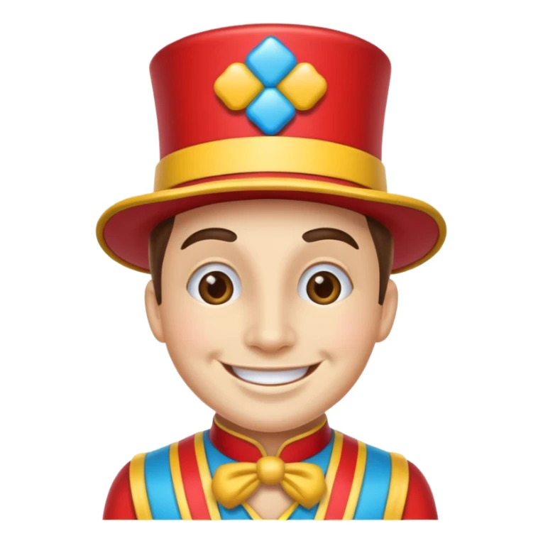 Fairground Staff Mascot in Costume sticker
