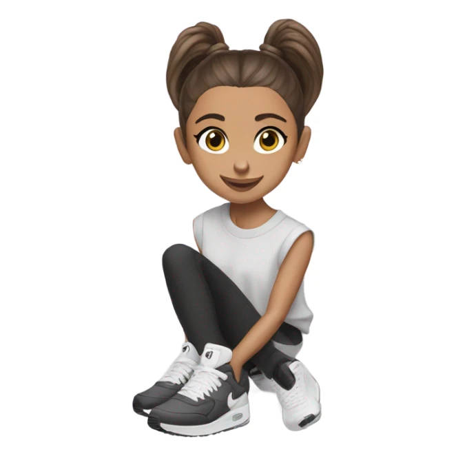 Ariana grande wearing 27C Nikes  sticker