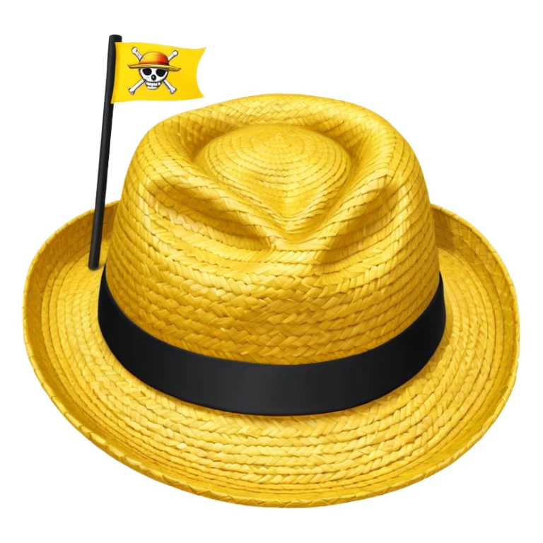 One piece straw hats flag as an emoji sticker