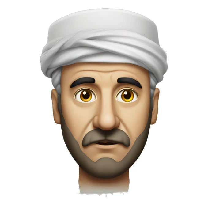 Turkish Sultan photorealistic serious sticker
