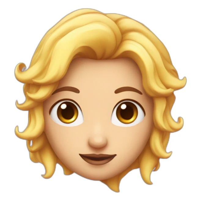 une fée avec des coeur dans les yeux sticker