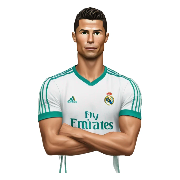 cristiano ronaldo quiet down the fans sticker
