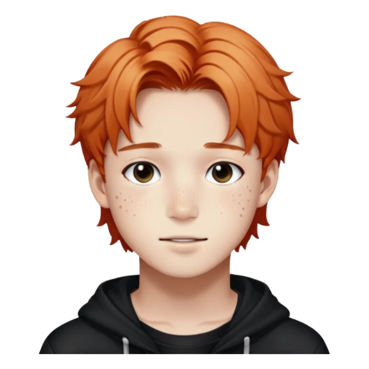 Felix from Stray Kids, K-pop idol with freckles sticker