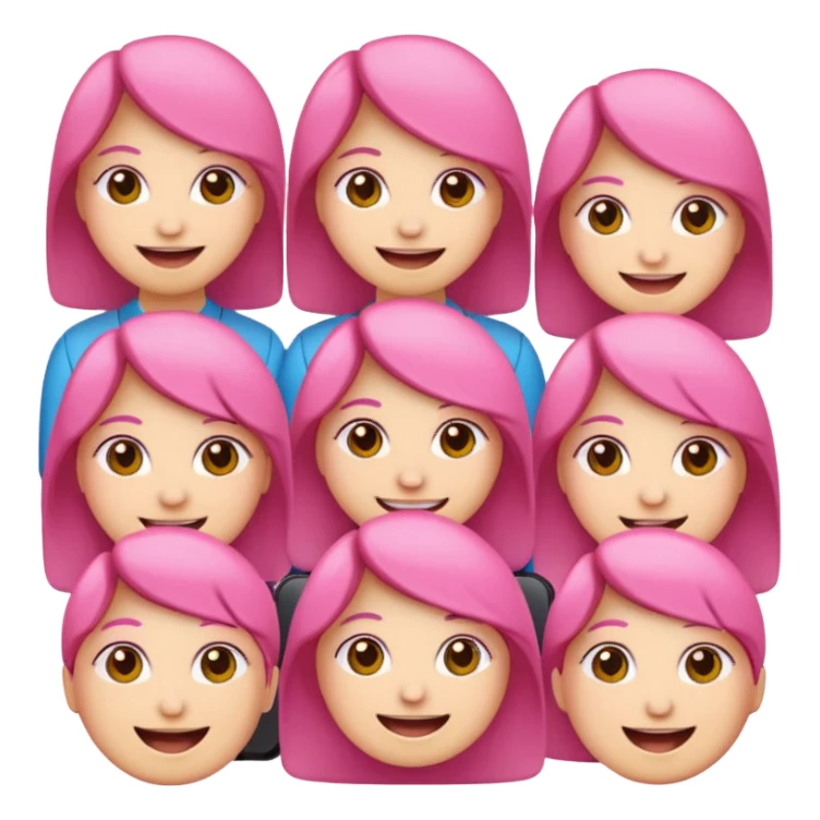 pink iphon employees(admins) emoji sticker
