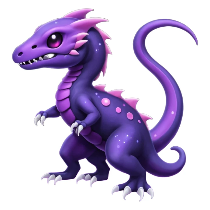 Nebulae Salandit-Duskull-Noibat-Fakémon-hybrid-creature (full body)  sticker