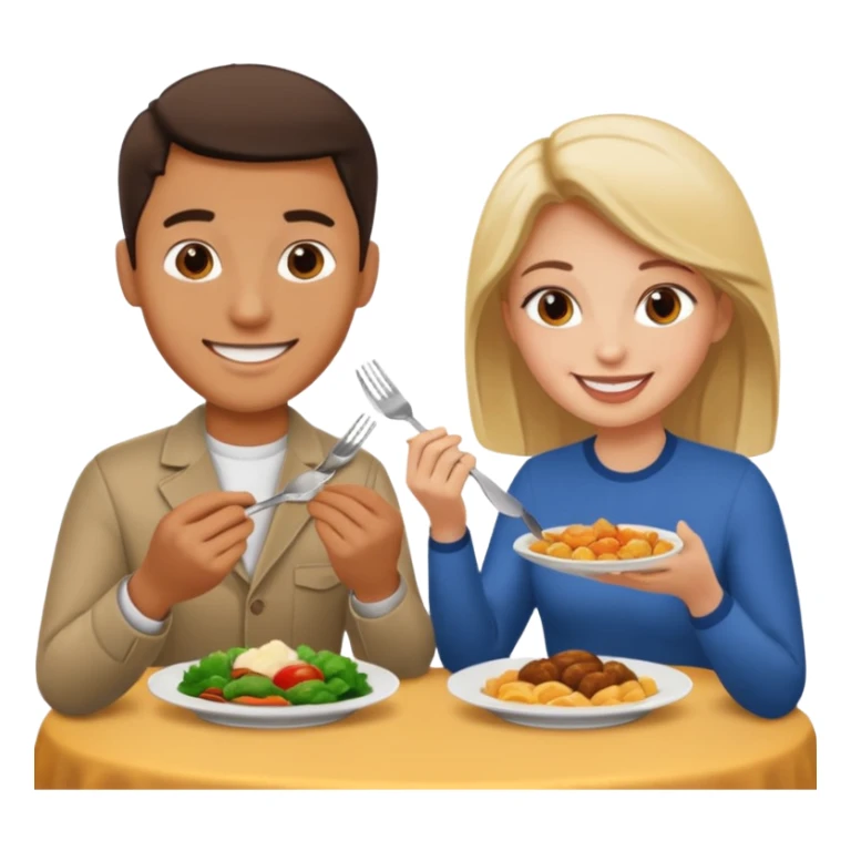 Man eating out woman sticker