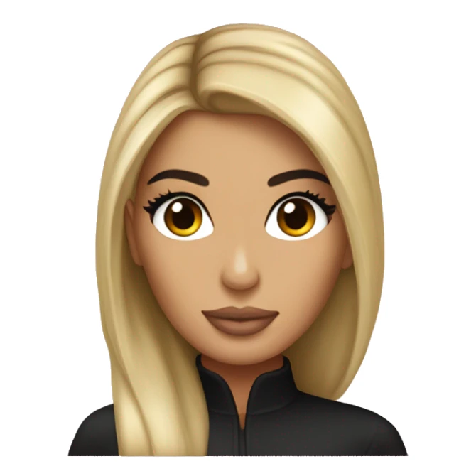 Kim-kardashian-blonde in love sticker