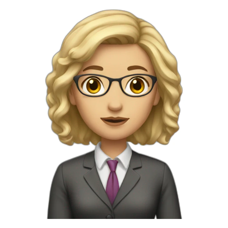 women, dirty blond hair, teacher sticker