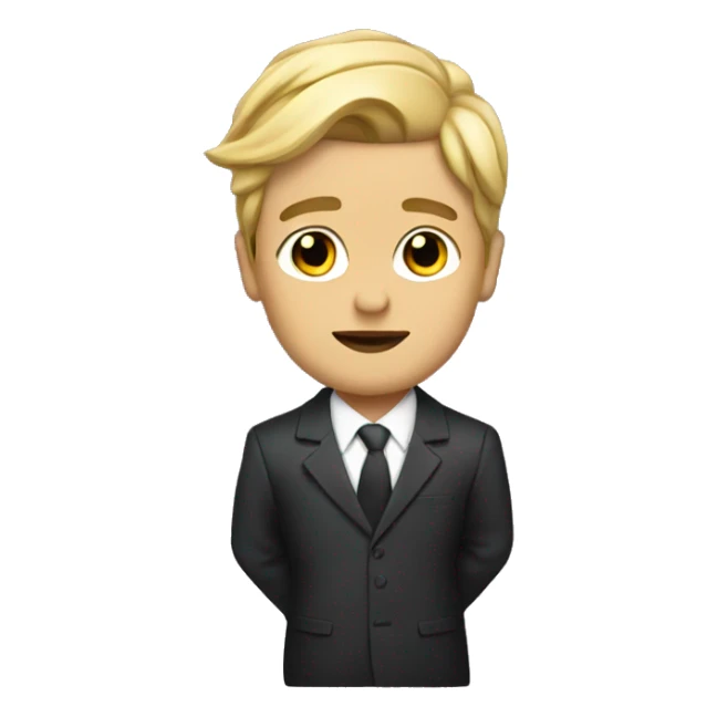 lil tjay with high top in a suit sticker