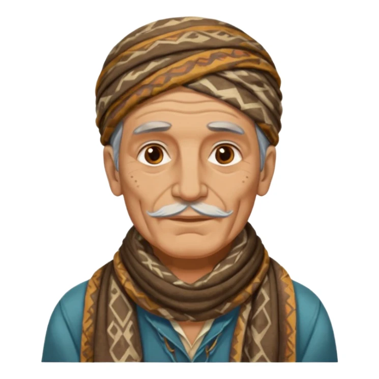 Old male gypsy sticker