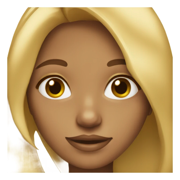 Honey blonde girl sticker