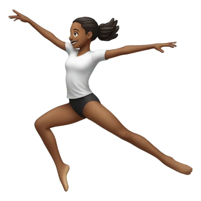 A girl flipping someone  sticker