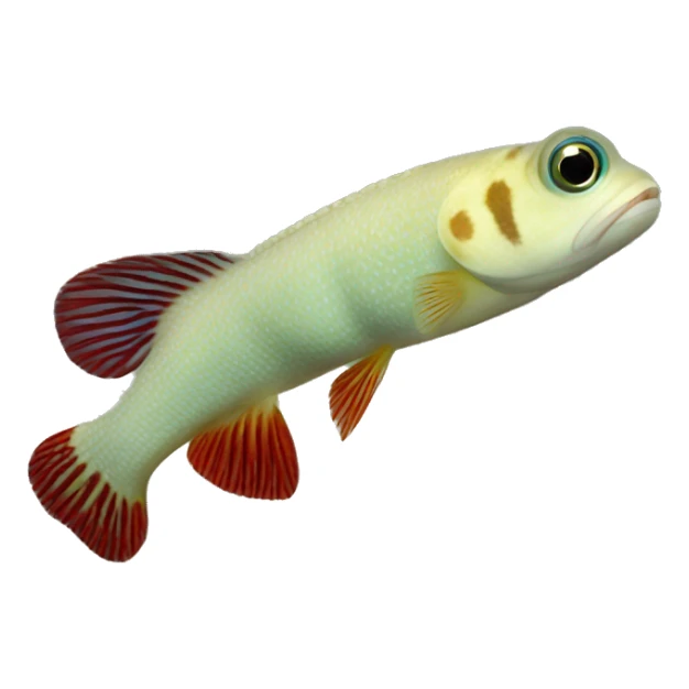 Glossogobius olivaceus (species of goby) sticker