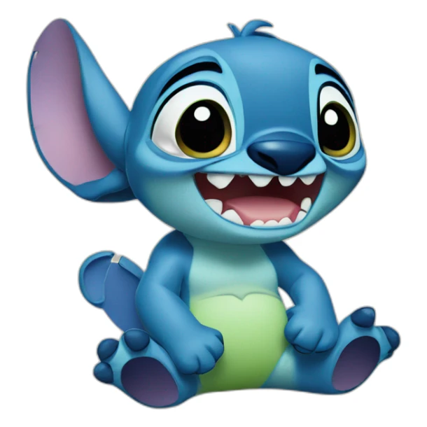 Stitch from Lilo and Stitch movie  sticker