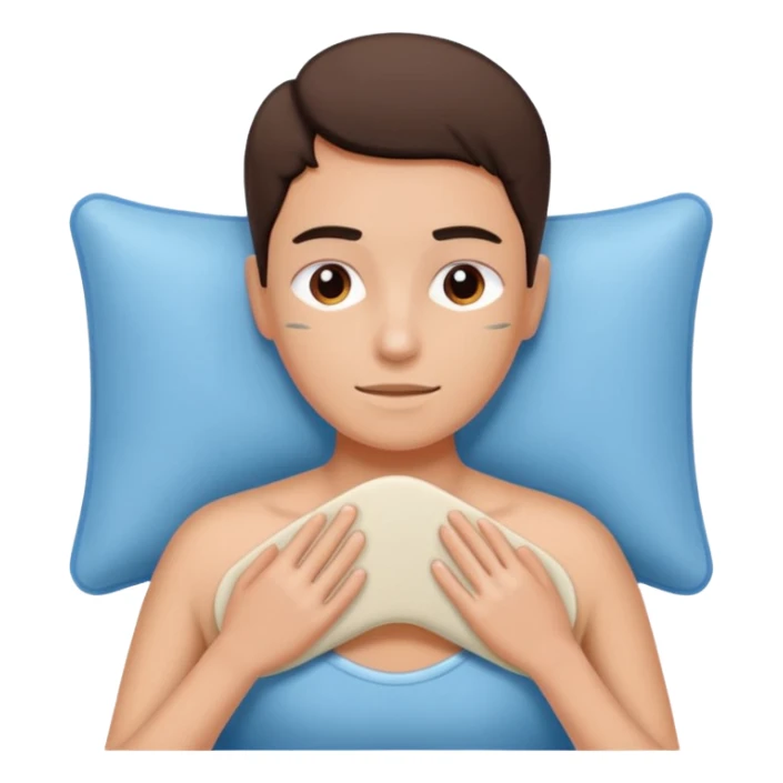 Endometriosis pain with heating pad sticker