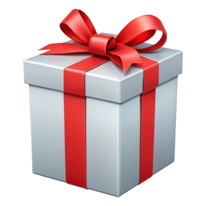 car in present box with ribbon sticker