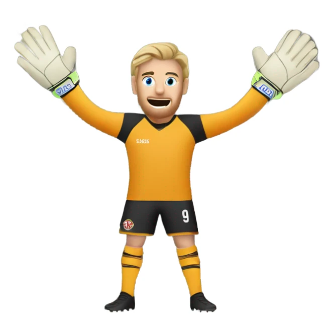 Sausage roll as a goal keeper sticker