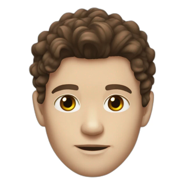 Klaus mikaelson brown hair realistic detailed sticker