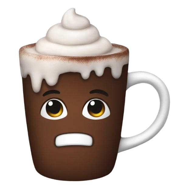 Cup of hot chocolate  sticker