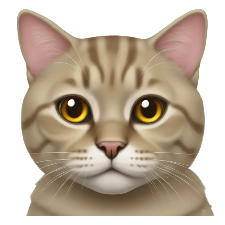  british golden cat sticker
