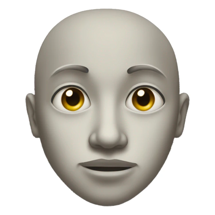 mask and gaze of boy sticker