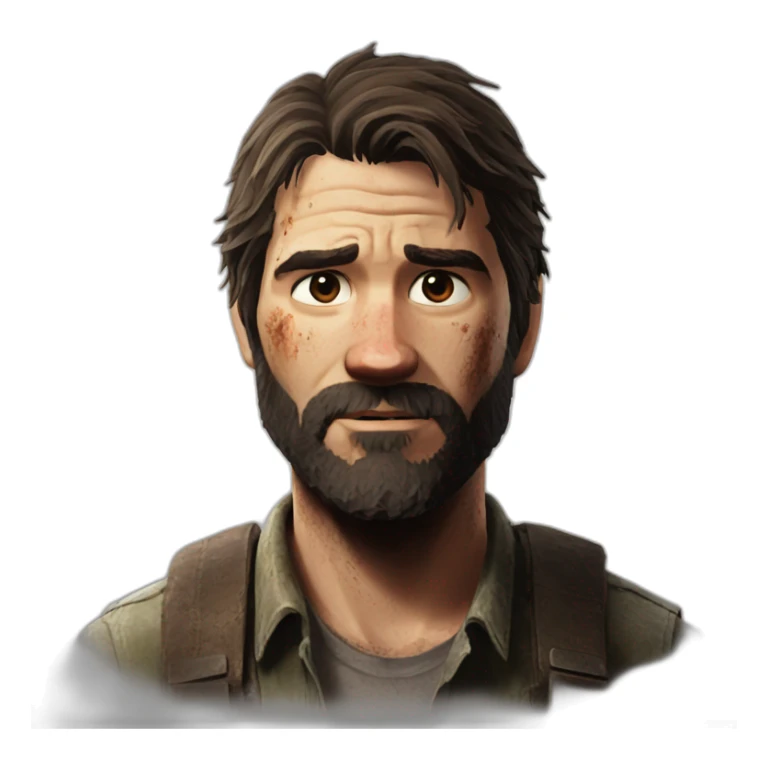 Joel the last of us sticker