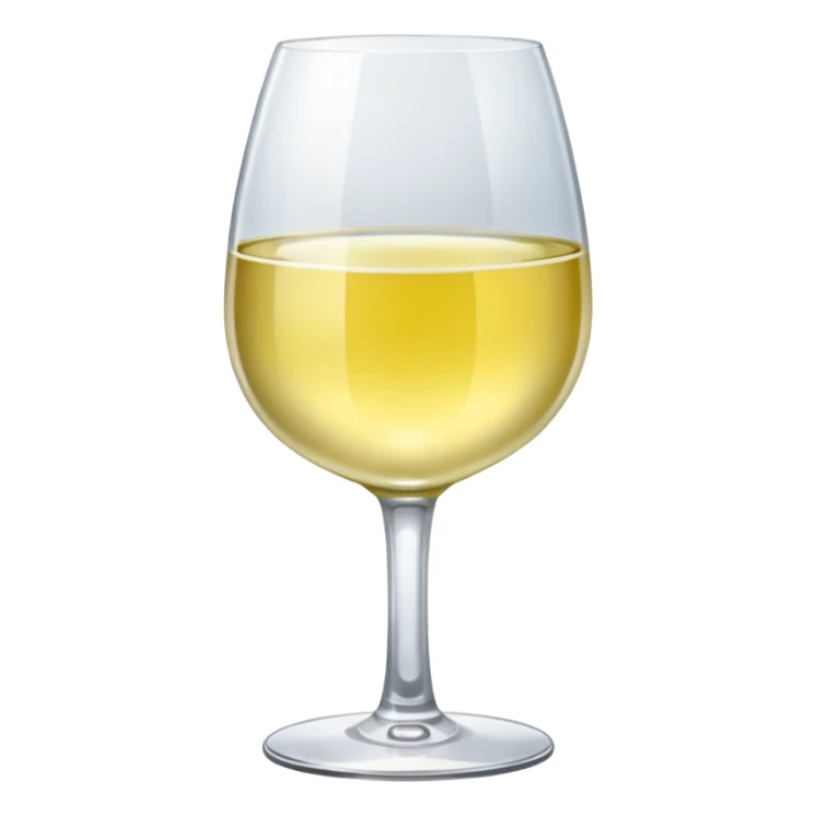 glass of white wine  sticker