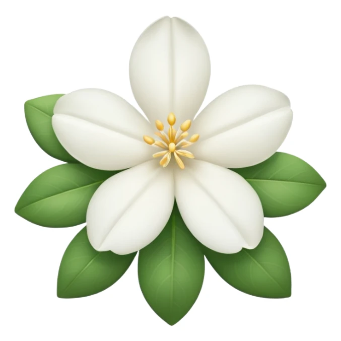 Jasmine flower sticker