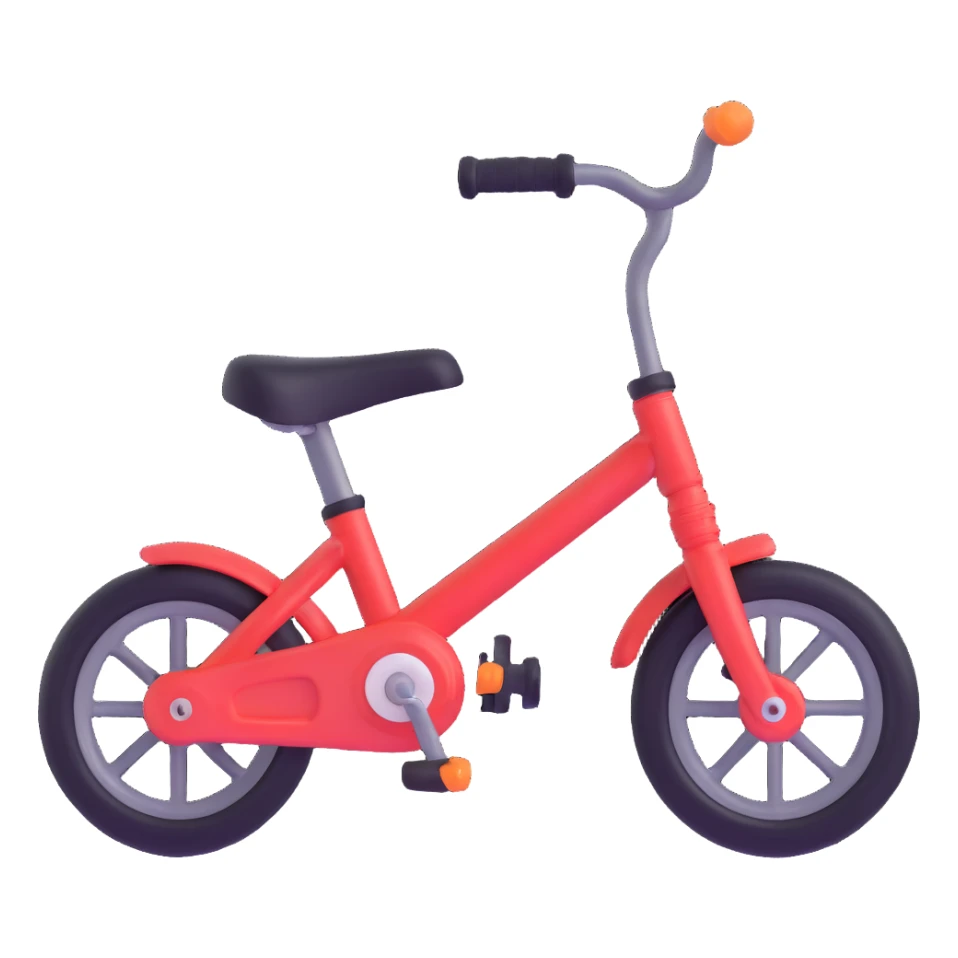 toddler bike with training wheels sticker