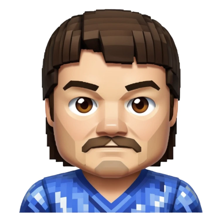 Minecraft Movie Jack Black sticker