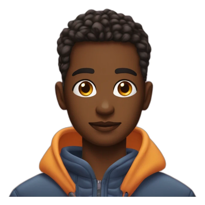 🧍🏾 qui boit du jus en admirant le coucher de soleil sticker