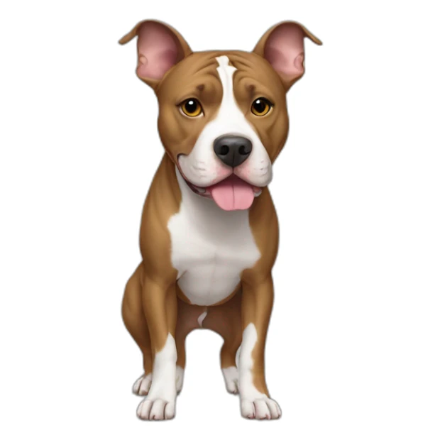Dog-american-pit-bull-terrier-full-body sticker
