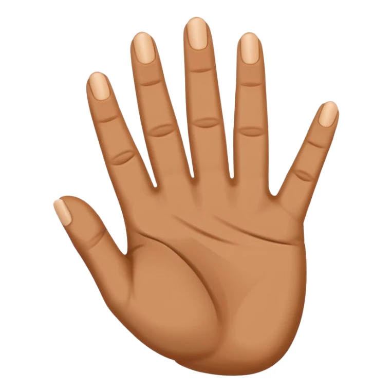 right hand making the East Side sign, fingers arranged to look like an E, no text sticker