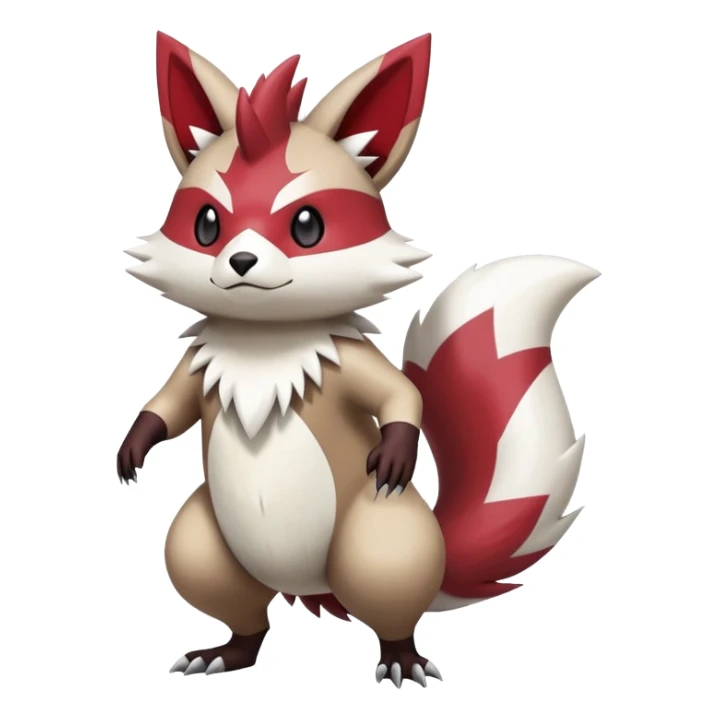  Zigzagoon-Furret-Zangoose-Hybrid (Full body) sticker