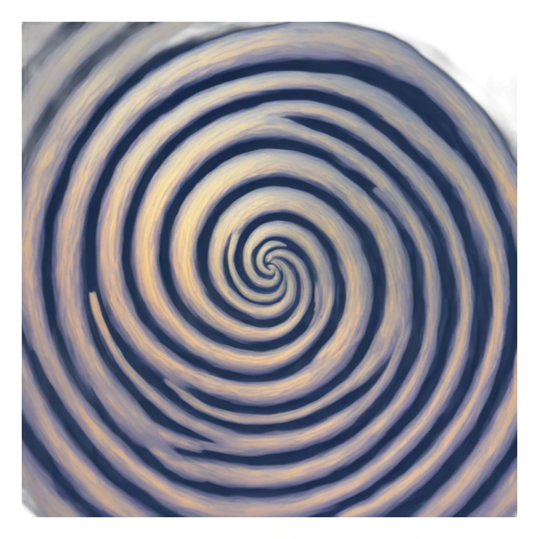 Double spirale translucide et irisée. sticker