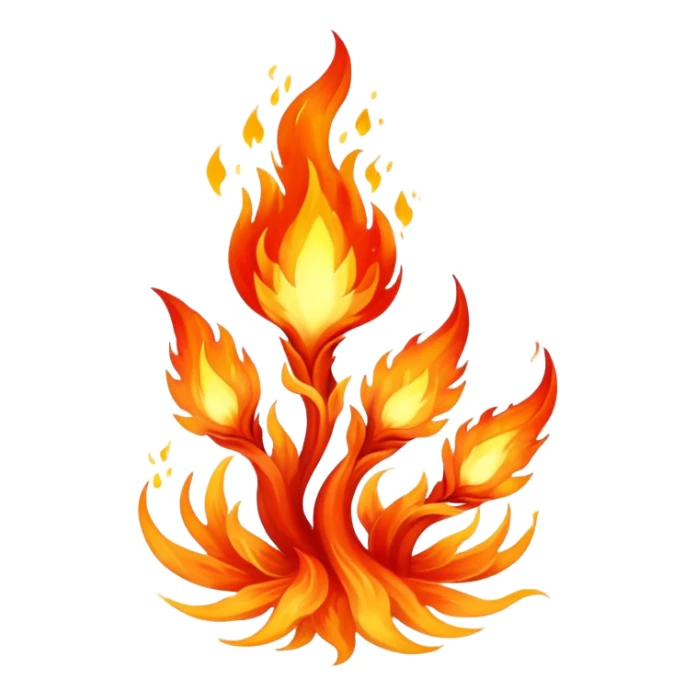 Elemental magical natural Pokémon-Fakémon-creature sticker