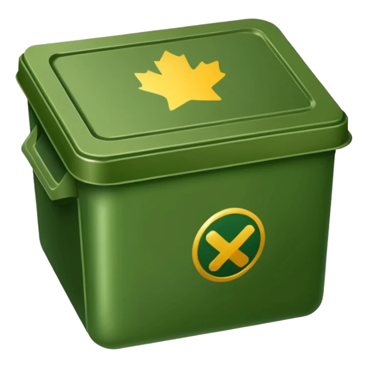 military daily dry rations green color sticker