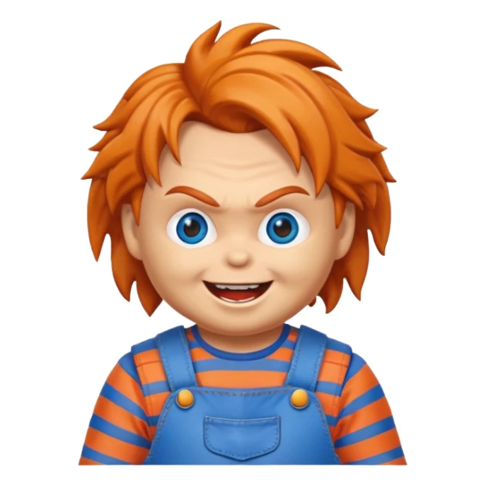 Un emojin de chuky sticker