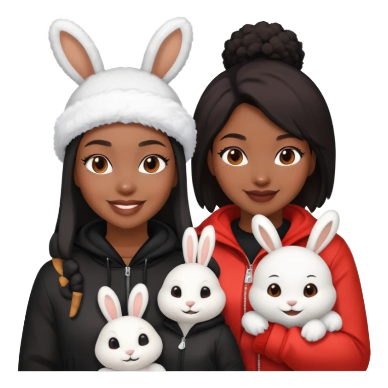 Black people gang banging snkw bunny girl sticker