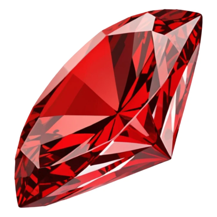 Red Diamond Crystal with "RED" written in the center sticker